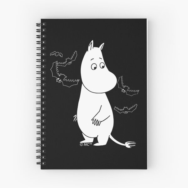 Item preview, Moomin Moomintroll Surrounded By Spooky Bats designed and sold by MoominStore.