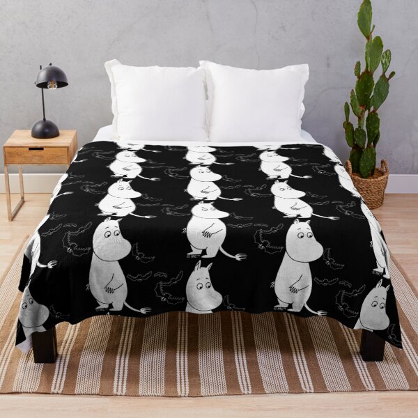 Item preview, Moomin Moomintroll Surrounded By Spooky Bats designed and sold by MoominStore.
