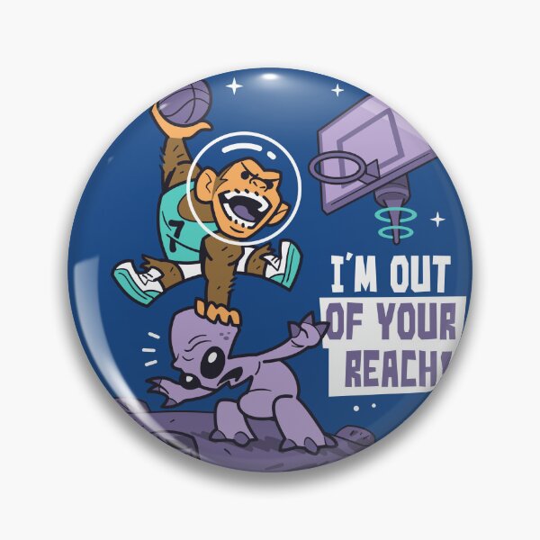 Item preview, A cartoon jumping space monkey for players who love to dunk designed and sold by Ancestral-Shop.