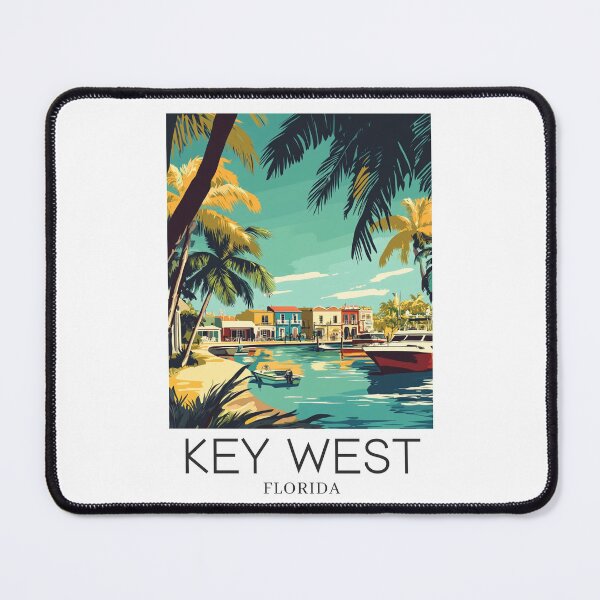 Item preview, A Pop Art Travel Print of Key West - Florida - US  designed and sold by StudioRedKoala.
