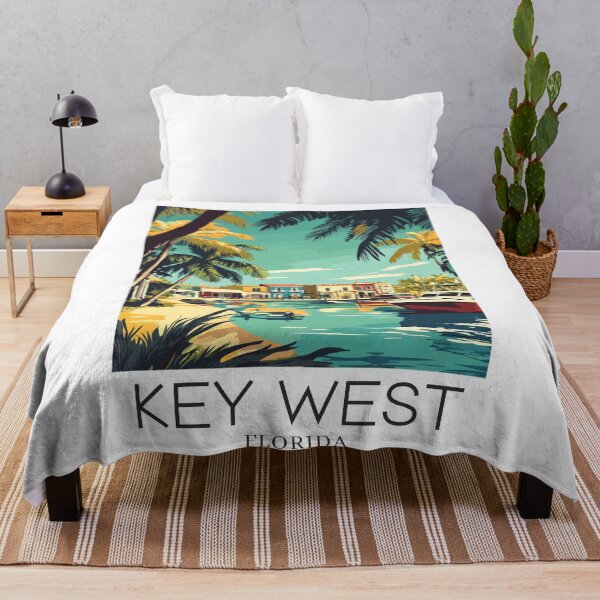 Item preview, A Pop Art Travel Print of Key West - Florida - US designed and sold by StudioRedKoala.