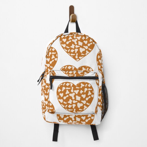 Item preview, Big Cream Cow Patches on Caramel Cowhide | Continues Caramel Cow Heart designed and sold by PatternPen.