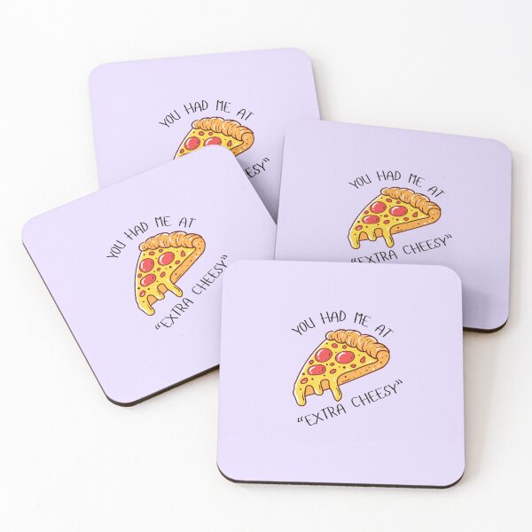 Item preview, You Had Me at ‘Extra Cheesy’ - Pizza Valentine’s Design designed and sold by DigitalGemShop.