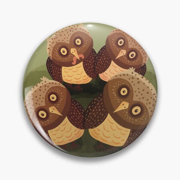Item preview, Four cute owls surprised to see you designed and sold by marina63.