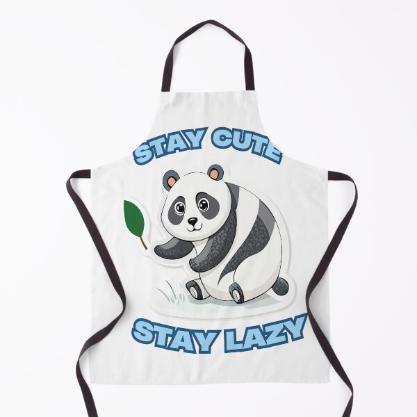 Item preview, Adorable Panda Bear T-Shirt Design with "Stay Cute, Stay Lazy" Slogan for Casual Everyday Wear designed and sold by Samgfxt-shirt.