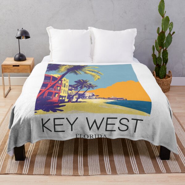 Item preview, A Pop Art Travel Print of Key West - Florida - US designed and sold by StudioRedKoala.