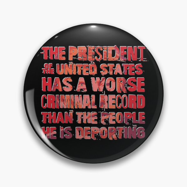 Item preview, The President of the United States has a worse criminal record designed and sold by Signs for Dark Times.