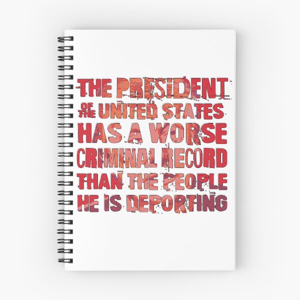 Item preview, The President of the United States has a worse criminal record designed and sold by Signs for Dark Times.