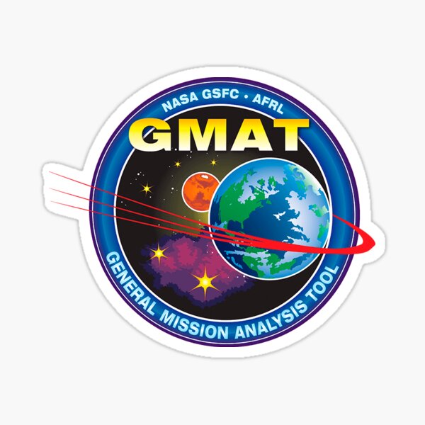NASA GMAT General Mission Analysis Tool Sticker