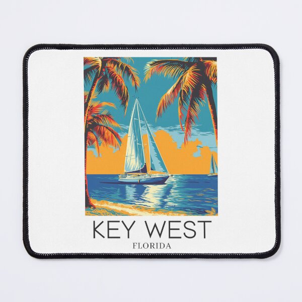 Item preview, A Pop Art Travel Print of Key West - Florida - US  designed and sold by StudioRedKoala.
