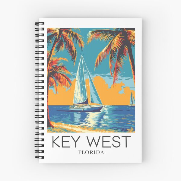 Item preview, Una impresión de viaje de arte pop de Key West, Florida, EE. UU. designed and sold by StudioRedKoala.