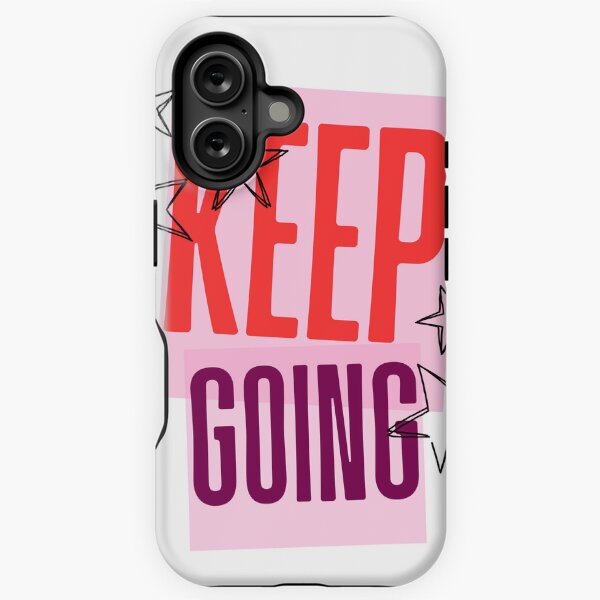 Vista previa del artículo con la obra «Keep Going», diseñado y vendido por ShamazPrint.