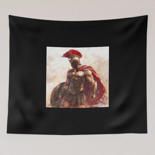 Item preview, Ancient greek warrior spartan designed and sold by SMARTKIT  DESIGNAGENCY.