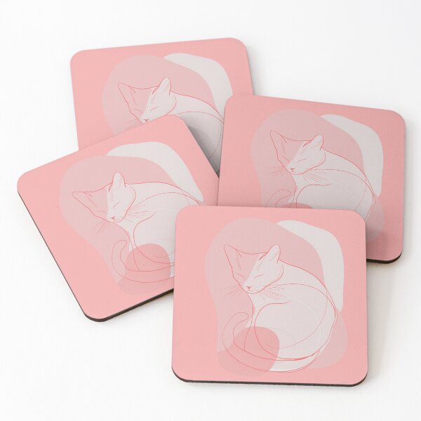 Item preview, Cute Pink Cat and Pink Cat Pattern designed and sold by GALLERYCREATOR.