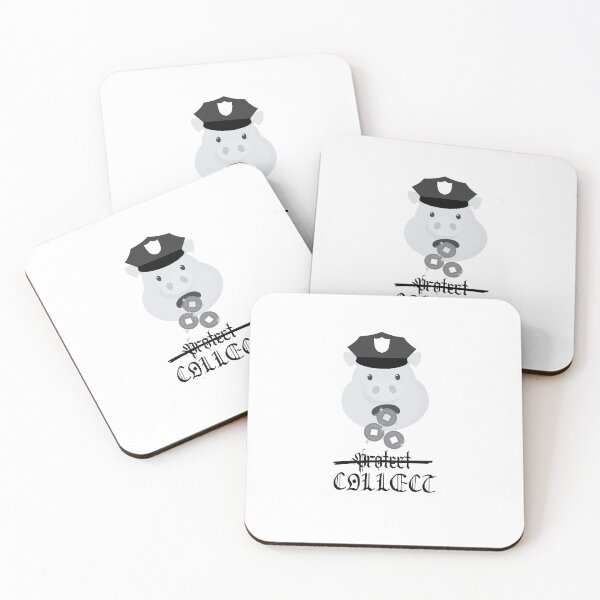 Item preview, ACAB Cop Piggy Bank Collect not Protect designed and sold by fish tank shop .