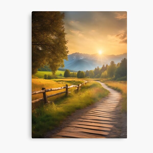 Item preview, Summer Rural Landscape Wall Art | CRSM01 designed and sold by HomyArtPrints.