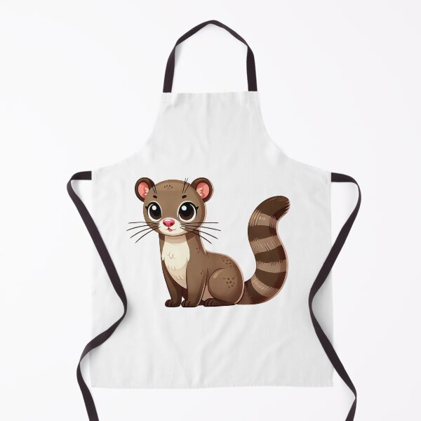 Item preview, Cute Cartoon Mongoose with Striped Tail designed and sold by cave-canvas.
