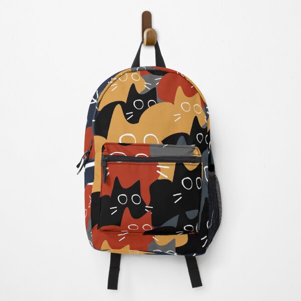 Item preview, Cats sitting at attention, background of various colors of Western Sahara rocks designed and sold by RokaCircles.