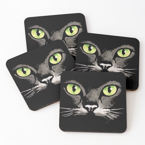 Item preview, Cat face designed and sold by RoastedSwan Art.