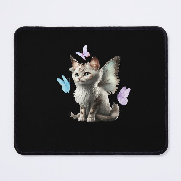 Item preview, Cute y2k Aesthetic Cat Butterfly Fairy Cyber 2000s Graphic Art designed and sold by Dressed For Duty.