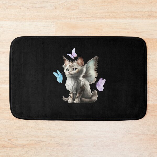 Item preview, Cute y2k Aesthetic Cat Butterfly Fairy Cyber 2000s Graphic Art  designed and sold by Dressed For  Duty.