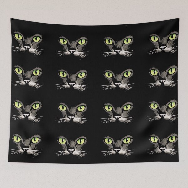 Item preview, Cat face designed and sold by RoastedSwan Art.