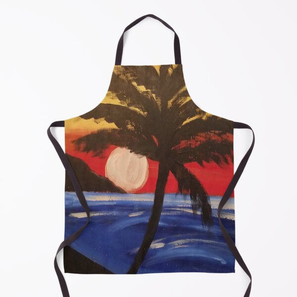 Item preview, Bright acrylic painting of palm and sunset designed and sold by Jmb67.