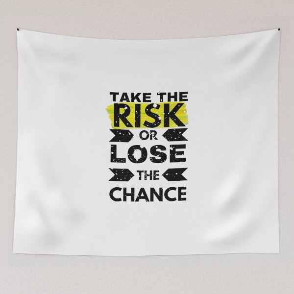 Item preview, take risk or lose the chance Essential T-Shirt designed and sold by Evo Desings.