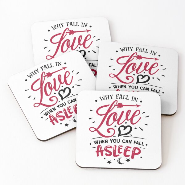 Item preview, Funny Sleep Lover Design – Why Fall in Love? designed and sold by CleanDecor.