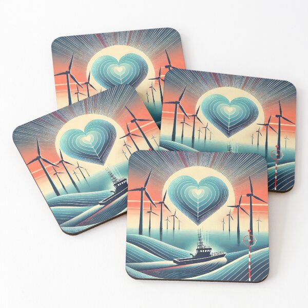 Item preview, Offshore Wind Love designed and sold by RG-ArtDesign.
