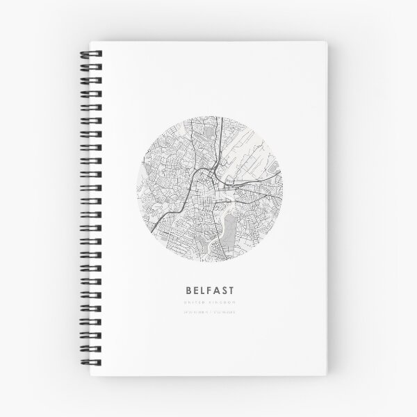 Item preview, Belfast City center with coordinates designed and sold by craftrshop.