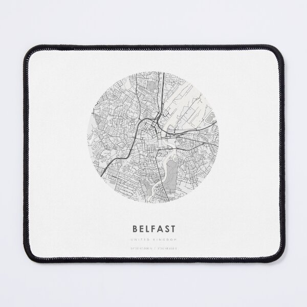 Item preview, Belfast City center with coordinates designed and sold by craftrshop.