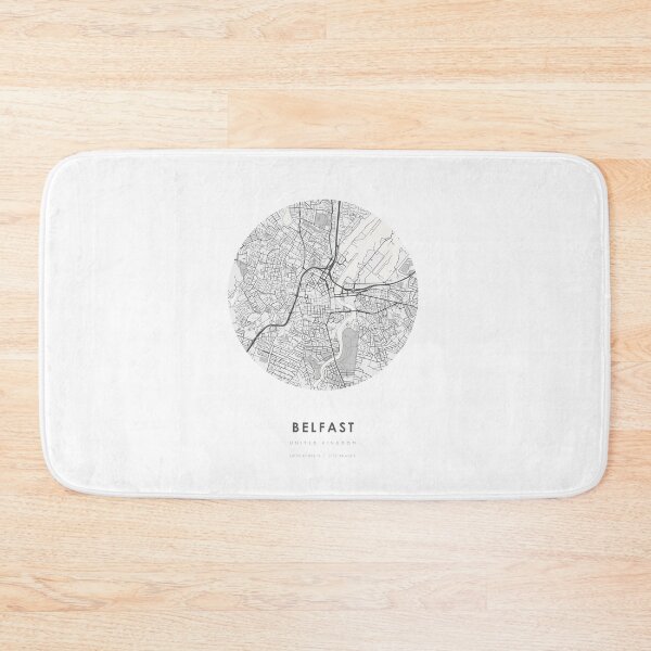 Item preview, Belfast City center with coordinates designed and sold by craftrshop.