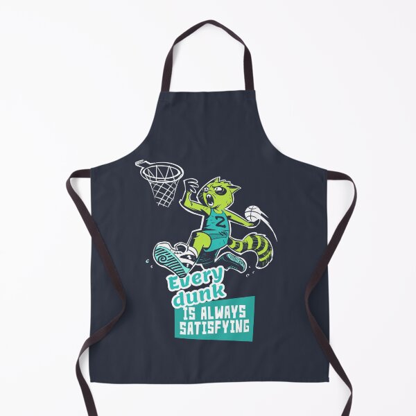 Item preview, Energetic raccoon pulling off a powerful slam in basketball hoop designed and sold by Ancestral-Shop.