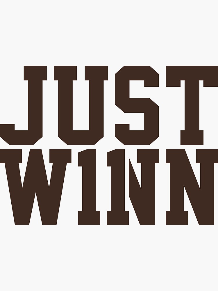 Thumbnail 3 of 3, Sticker, Just Winn designed and sold by SBUnfurled.