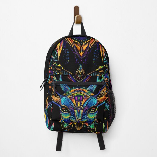 Item preview, Blue Deer - Wixárika visionary art-inspired - Huichol designed and sold by Mr.Psychedelia.