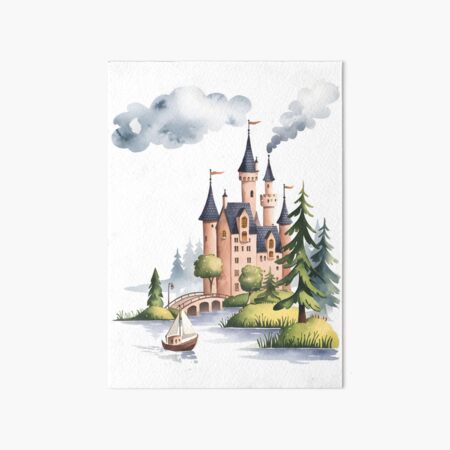 Item preview, Castle by the lake designed and sold by GGZebra.