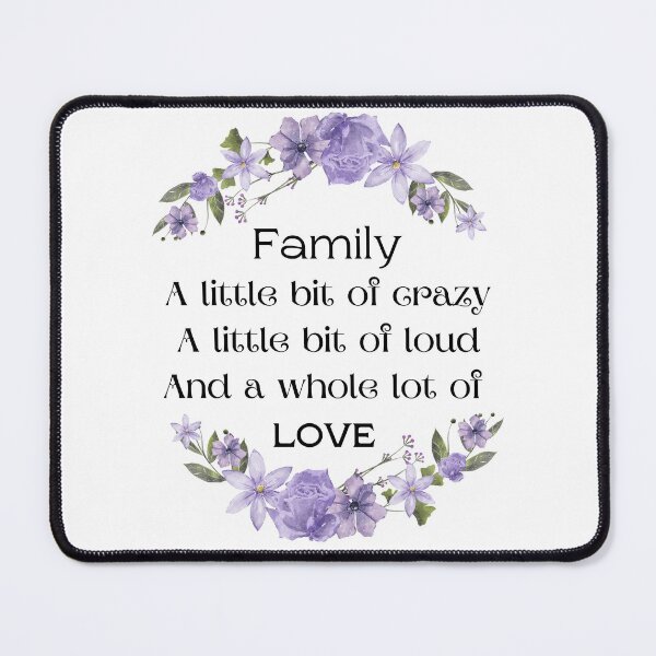 Item preview, Family - Crazy, Loud and Love designed and sold by WaluetteShop.