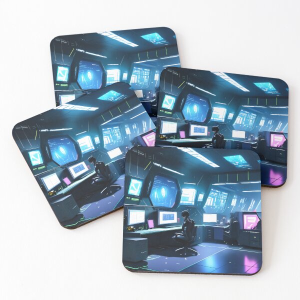 Item preview, Futuristic Office Work Space designed and sold by DigitalHeadache.