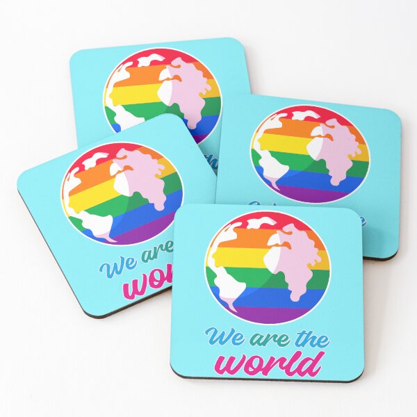 Item preview, We are the world, positive quote designed and sold by Mauswohn.