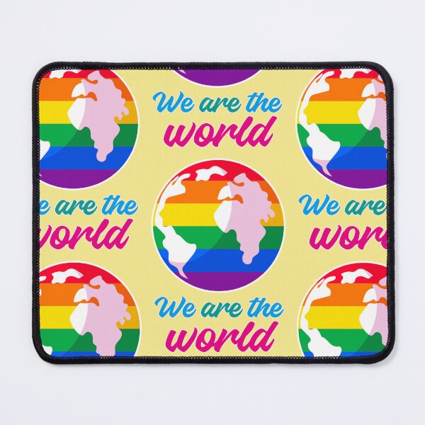 Item preview, We are the world, positive quote designed and sold by Mauswohn.