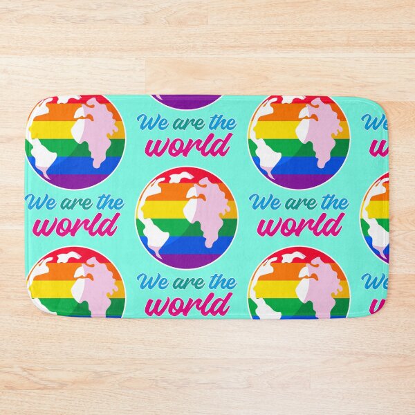 Item preview, We are the world, positive quote designed and sold by Mauswohn.
