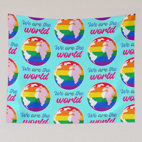 Item preview, We are the world, positive quote designed and sold by Mauswohn.