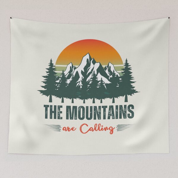Item preview, Sunset The Mountains are Calling designed and sold by AOCollections.