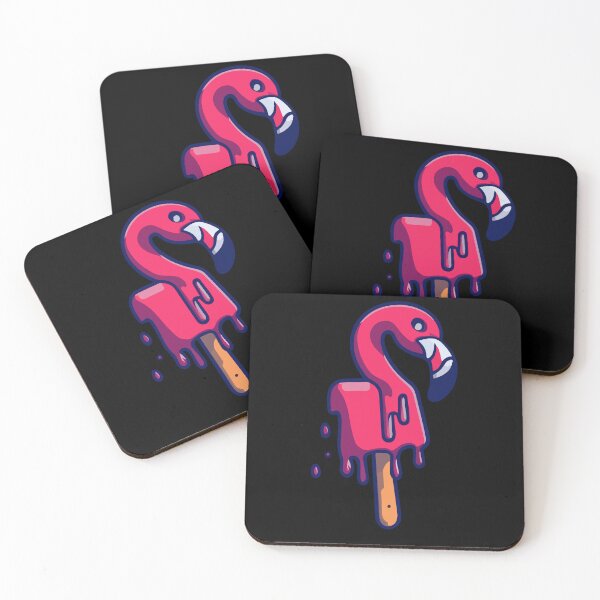 Item preview, Flamingo Bird Ice Pop Cream National Dessert Day designed and sold by Dressed For  Duty.
