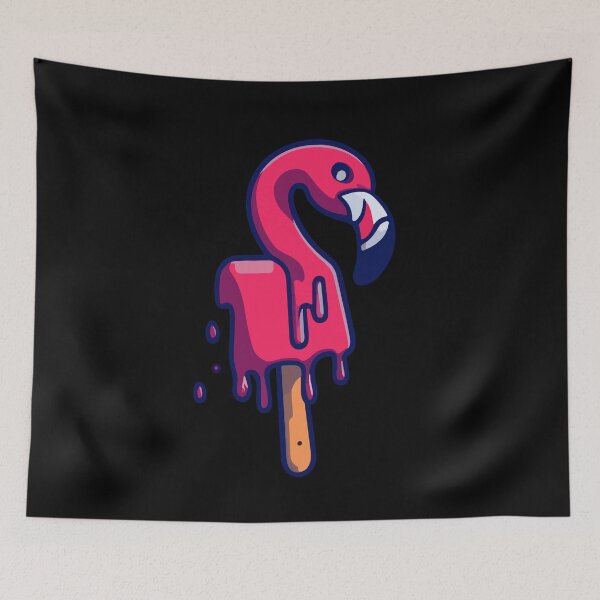 Item preview, Flamingo Bird Ice Pop Cream National Dessert Day designed and sold by Dressed For  Duty.