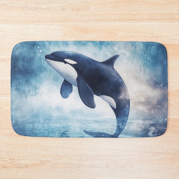 Item preview, Majestic Orca Rising Among the Stars designed and sold by AshiraCreations.