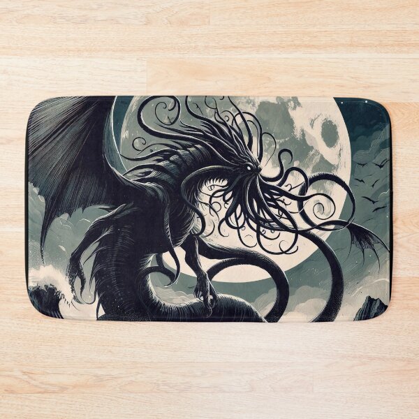 Item preview, Kraken Sea Monster Sumi-e Art 2 designed and sold by Retr0Tshirts.