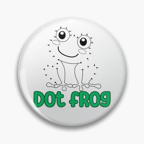 Item preview, Dot Frog – Connect the Dots Fun Design designed and sold by CleanDecor.