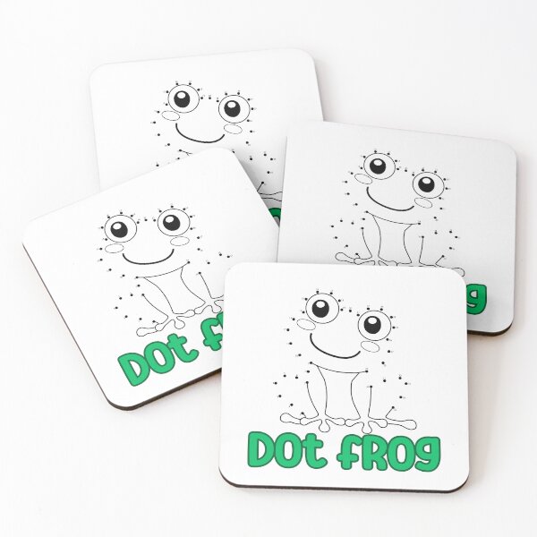 Item preview, Dot Frog – Connect the Dots Fun Design designed and sold by CleanDecor.